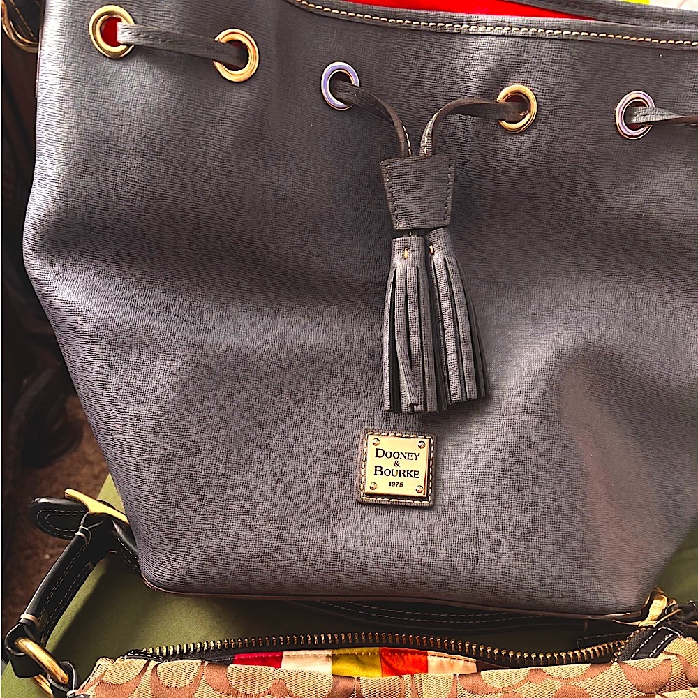 Artistic Tan Tote Bag - Picture 6 of 7